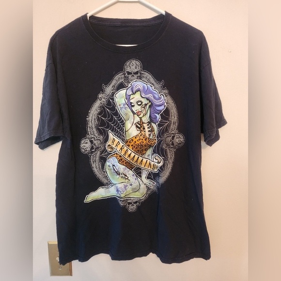 Fruit of the Loom Other - Men's Fruit of the Loom Sz L Sexy Zombie T Shirt BRAIINNNSS